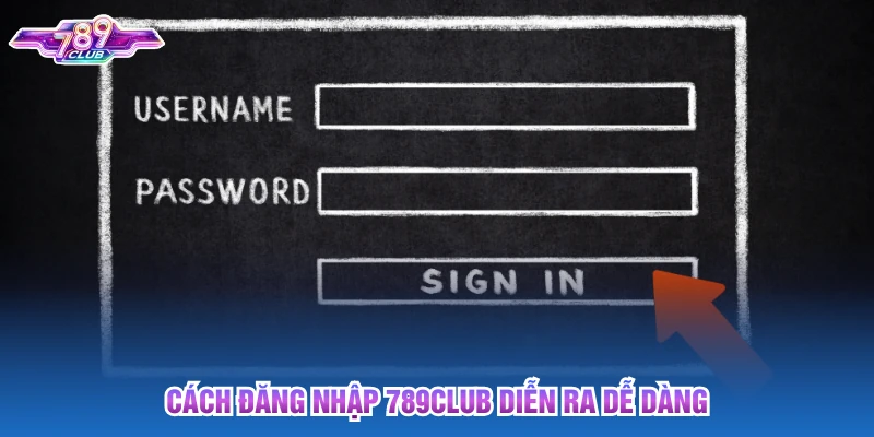 Cách đăng nhập 789club diễn ra dễ dàng